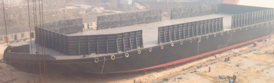 2 units of 330 ft x 90 ft 21 ft Dumb Barge  