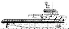 75 m 6000HP FiFi 1 DP2 Platform Supply Vessel