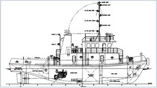 26.8 m 1280HP Tug Boat